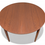 Thumbnail: Round Teak Table w 2 Leaves - 022684