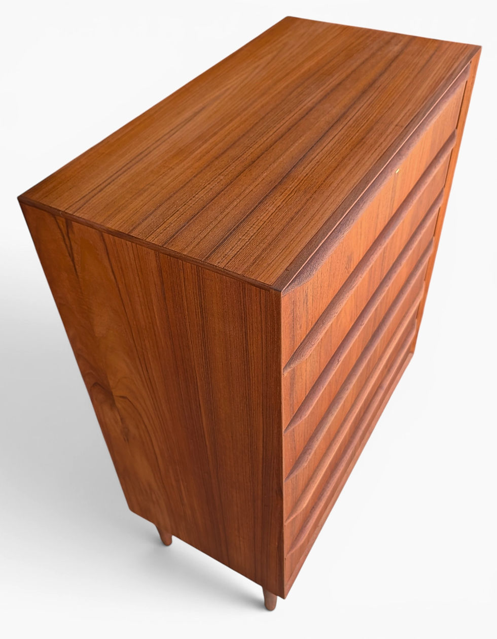 Thumbnail: High Boy Teak Dresser - 062638