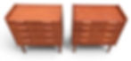 Thumbnail: Pair of Teak Nightstands - 072658