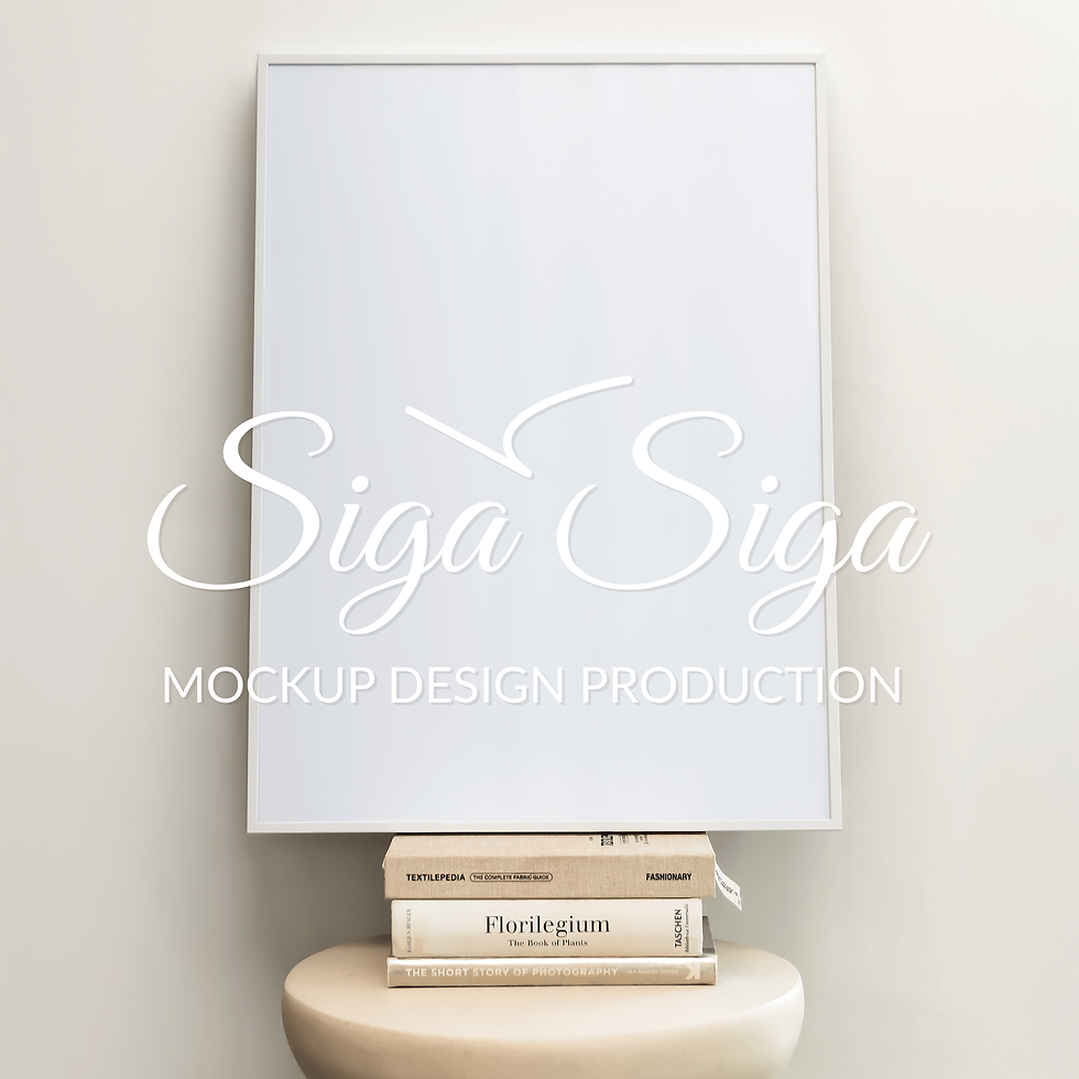 Thumbnail: CU41 Close-up Frame Mockup for Poster | 5x7 Ratio | Minimalist