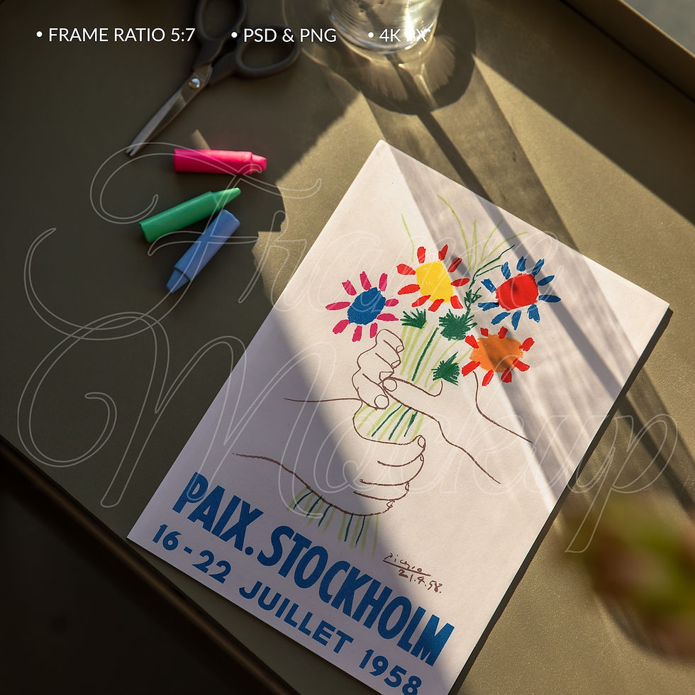 S281 Mockup for Poster | 5x7 Ratio | Minimalistic