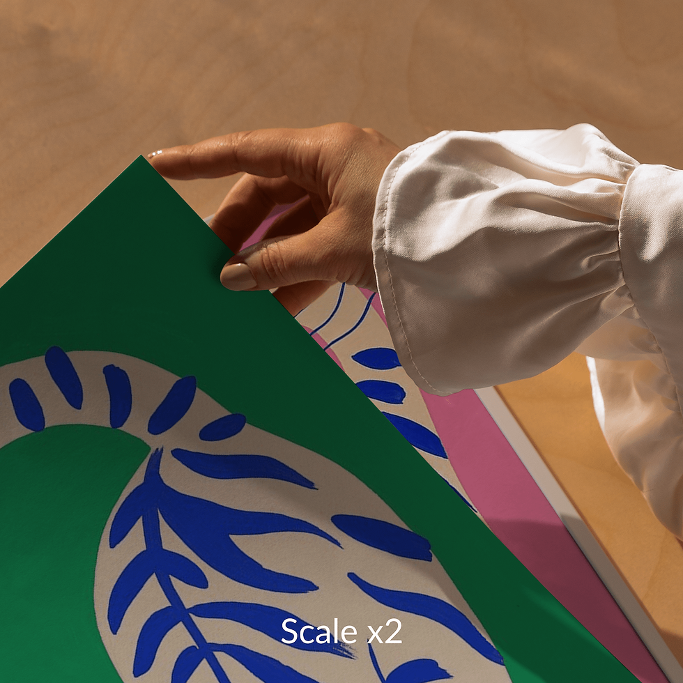 Thumbnail: CU47 Close-up Poster Mockup | 5x7 Ratio | In Hands