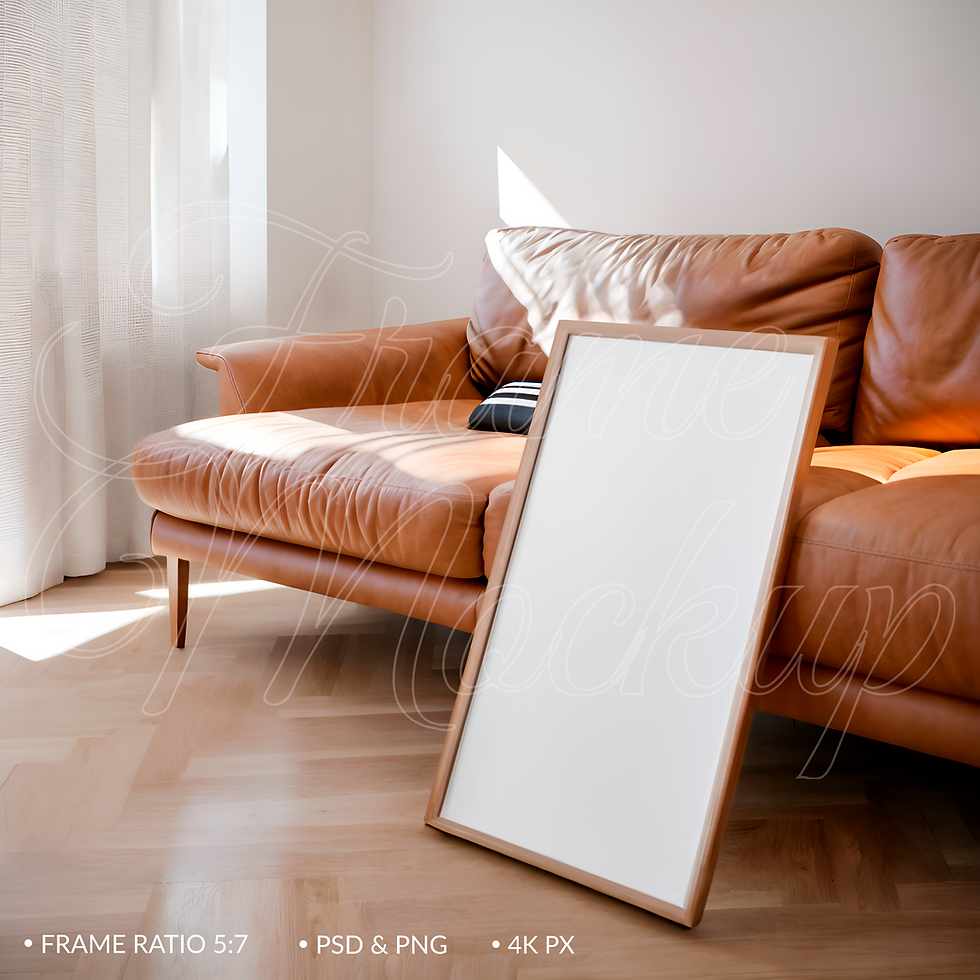 Thumbnail: Frame Mockup for Poster created for art presentation, suitable for online stores, social media, and online advertising.