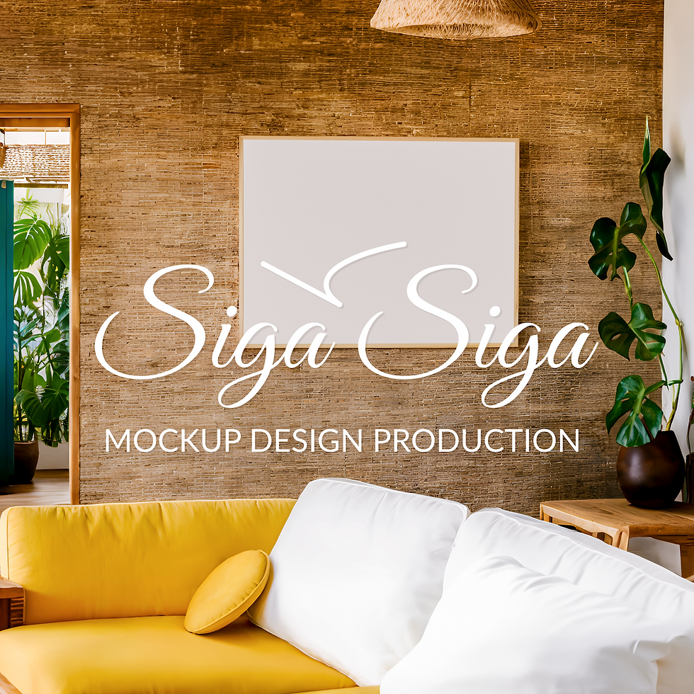 Thumbnail: Frame Mockup for Poster created for art presentation, suitable for online stores, social media, and online advertising.