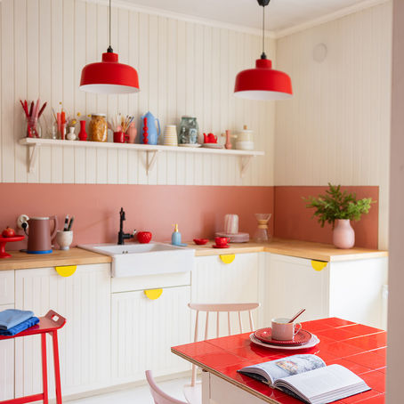 Keittiö vaihtaa väriä