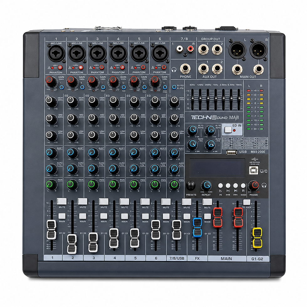Mixer Power 2*300w TECHNoSOUND MAj8