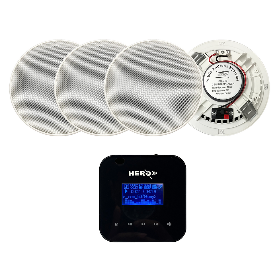 الصورة المصغرة: Wall amplifier system 4 ceiling speaker 10w