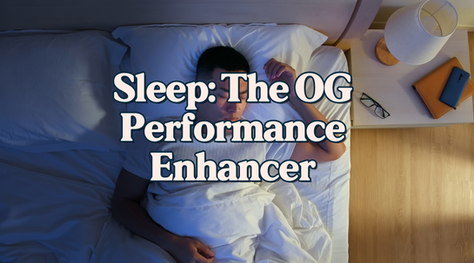 Runner sleeping to recover and support training adaptation