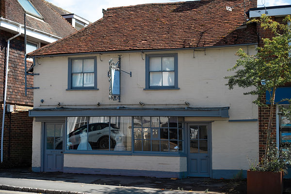 Exterior of Bethany Mary Bridal, a bridal shop in Pulborough, West Sussex
