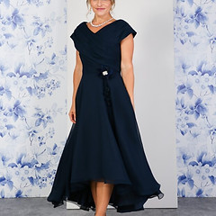 Navy Dress by Richard Designs for mother of the bride/groom