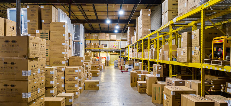 AAIC Indoor Aerial Drone Warehouse Photography Bray & Scarff Laurel Maryland