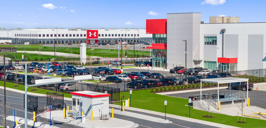 Architectural-Construction Completion- Maryland Drone Service Photo-McCormick's Logistics warehouse located in Baltimore, MD  