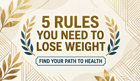 The Only 5 Rules You Need to Lose Weight (Everything Else is Noise)
