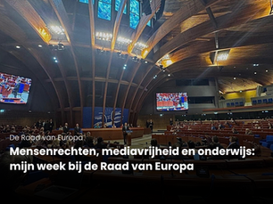 Mensenrechten, mediavrijheid en onderwijs: mijn week bij de Raad van Europa