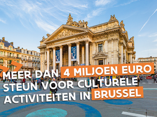 Meer dan 780 activiteiten in Brussel georganiseerd met Vlaamse culturele activiteitenpremie