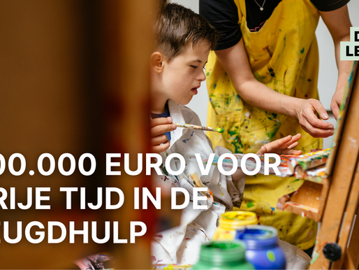 300.000 euro voor vrije tijd in de jeugdhulp