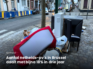 Aantal netheids-pv's in Brussel daalt met bijna 18% in drie jaar