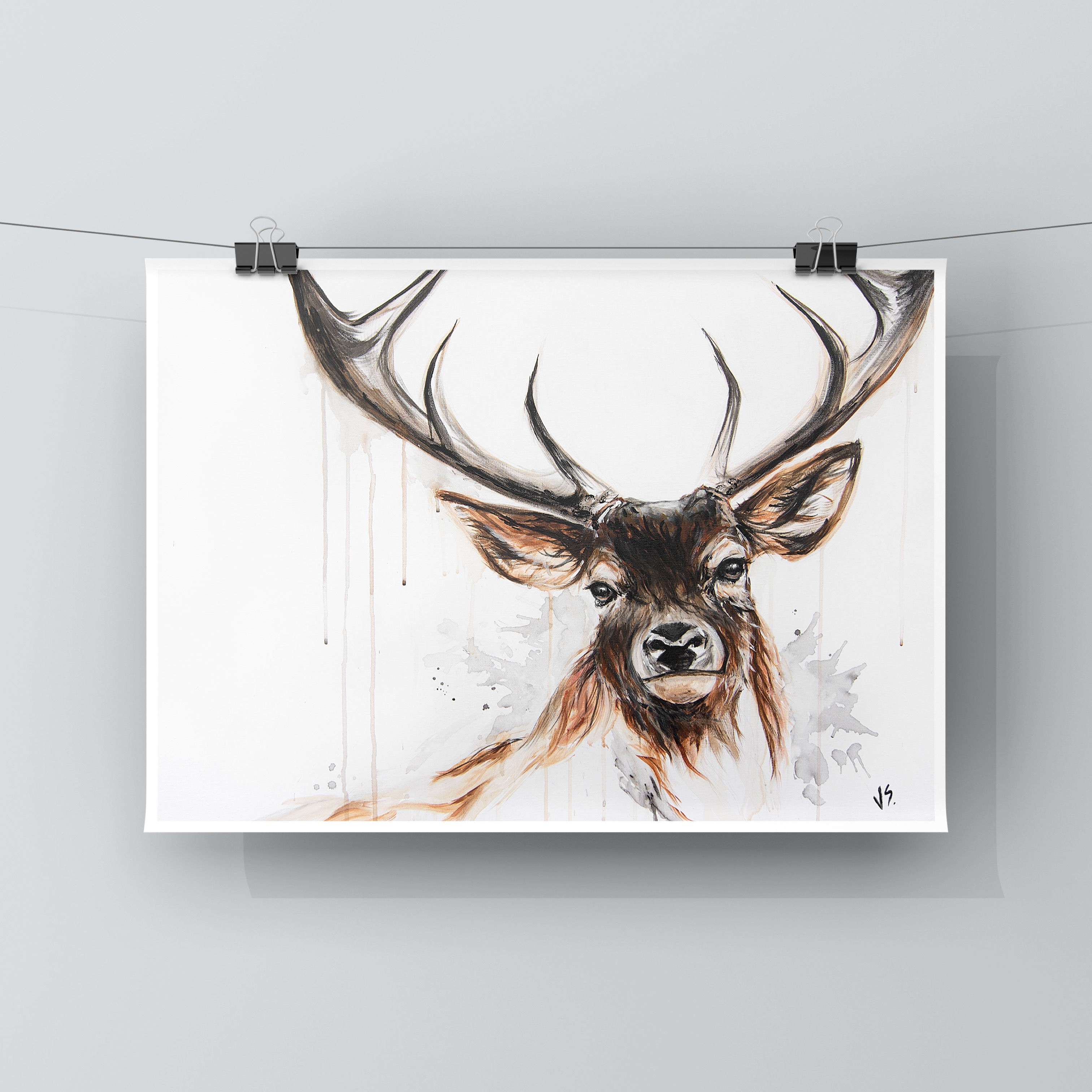 OH MY DEER Paper Prints