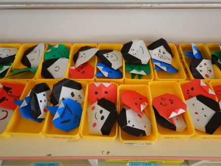 年長組 折り紙制作