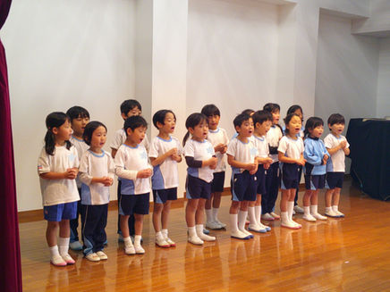 クリスマス劇の練習