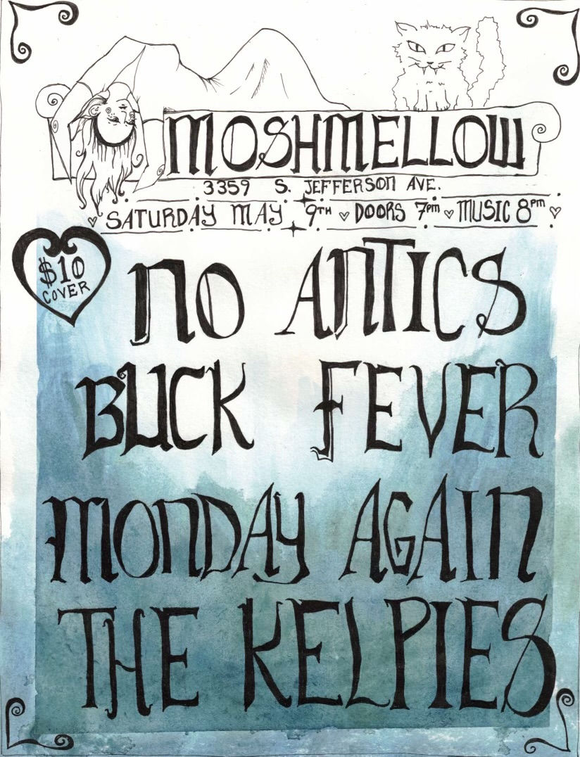 No Antics, Buck Fever, Monday Again, The Kelpies 