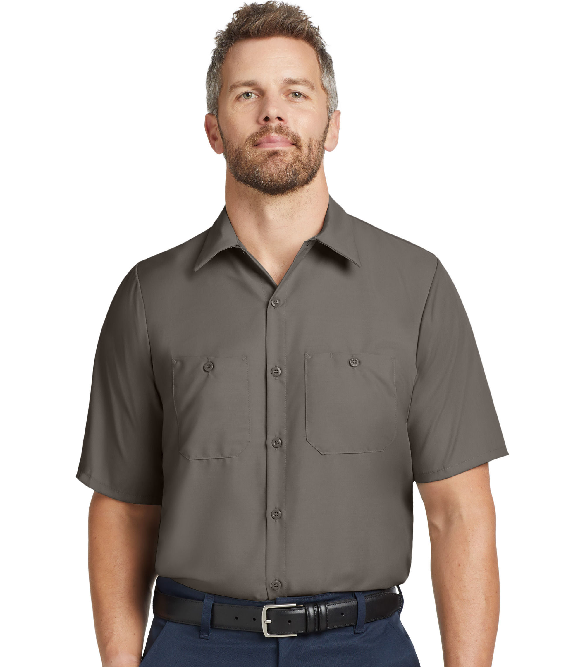 Red Kap Short Sleeve Industrial Work Shirt