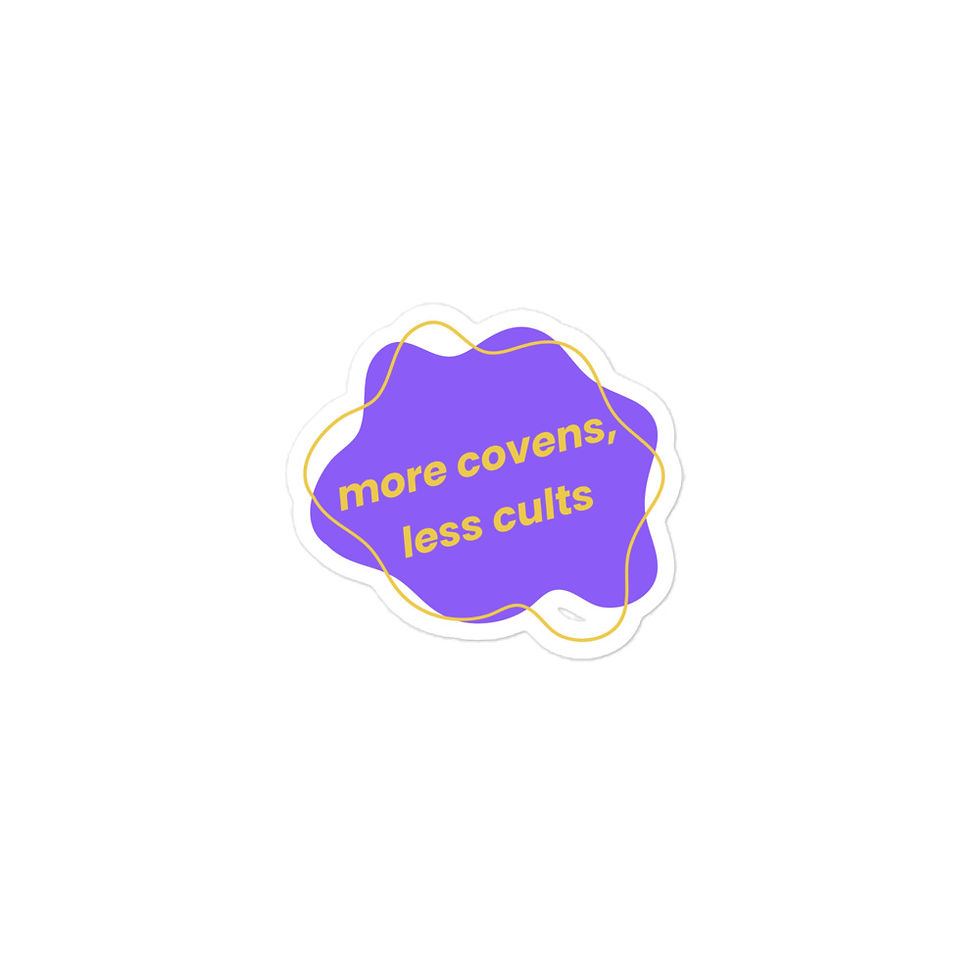 Thumbnail: More Covens, Less Cults Sticler