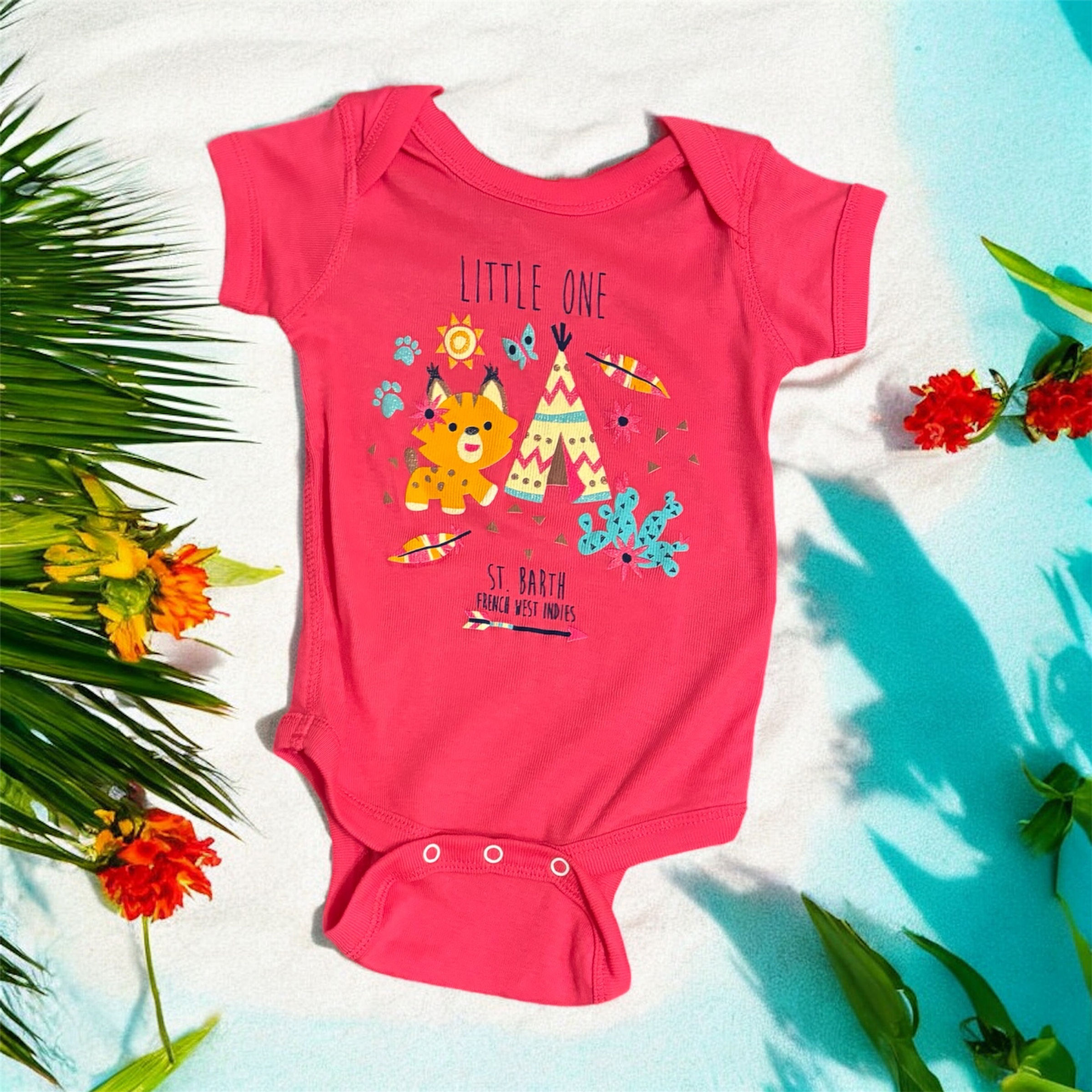 Body bebe rose foncé 6 mois