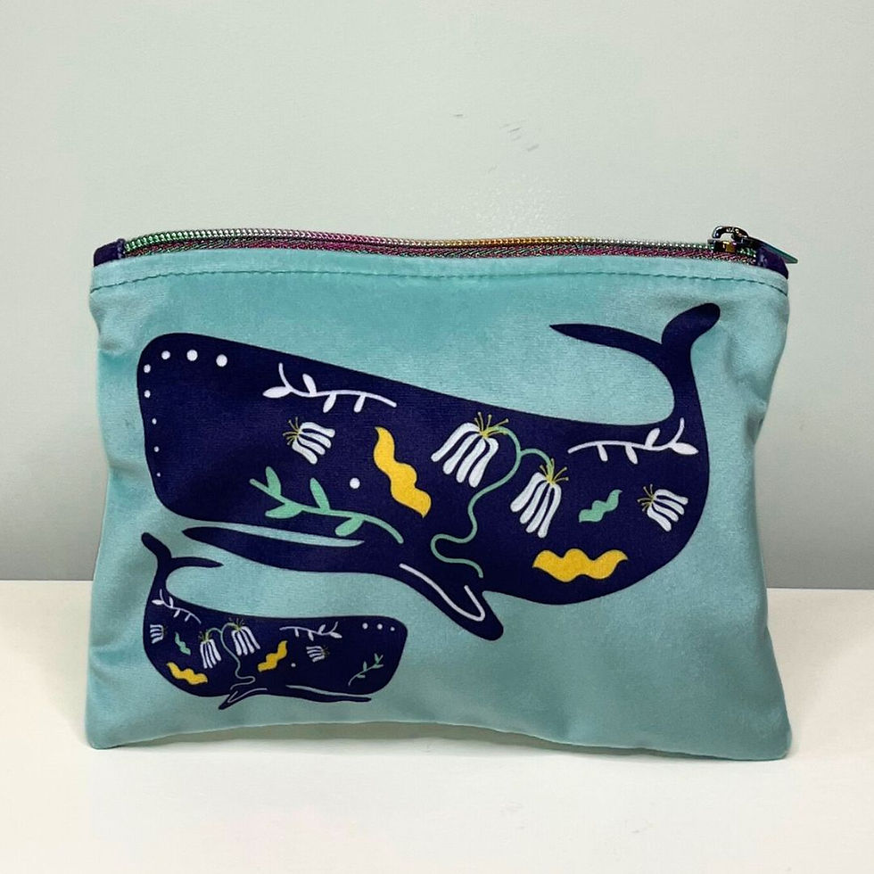 Whale Song Aqua Navy (S)