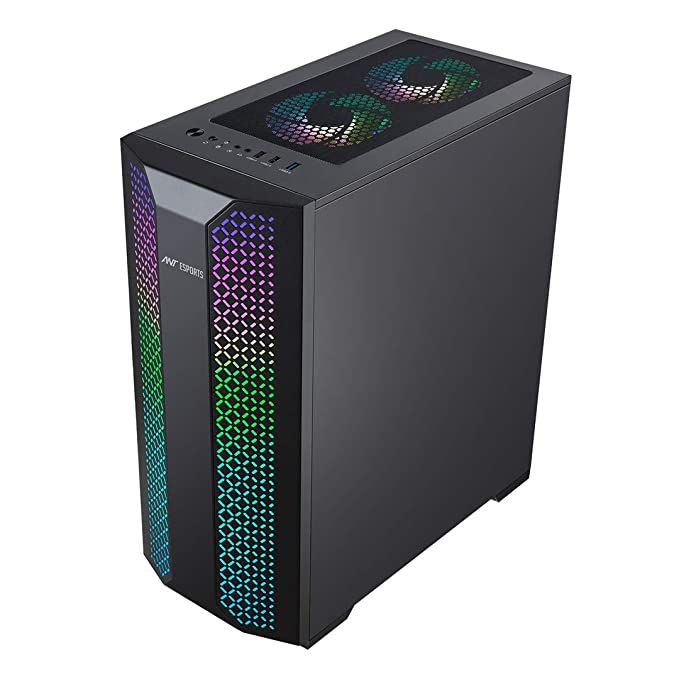 Thumbnail: ANT ESPORTS ICE-280TG WHITE/BLACK GAMING CABINET