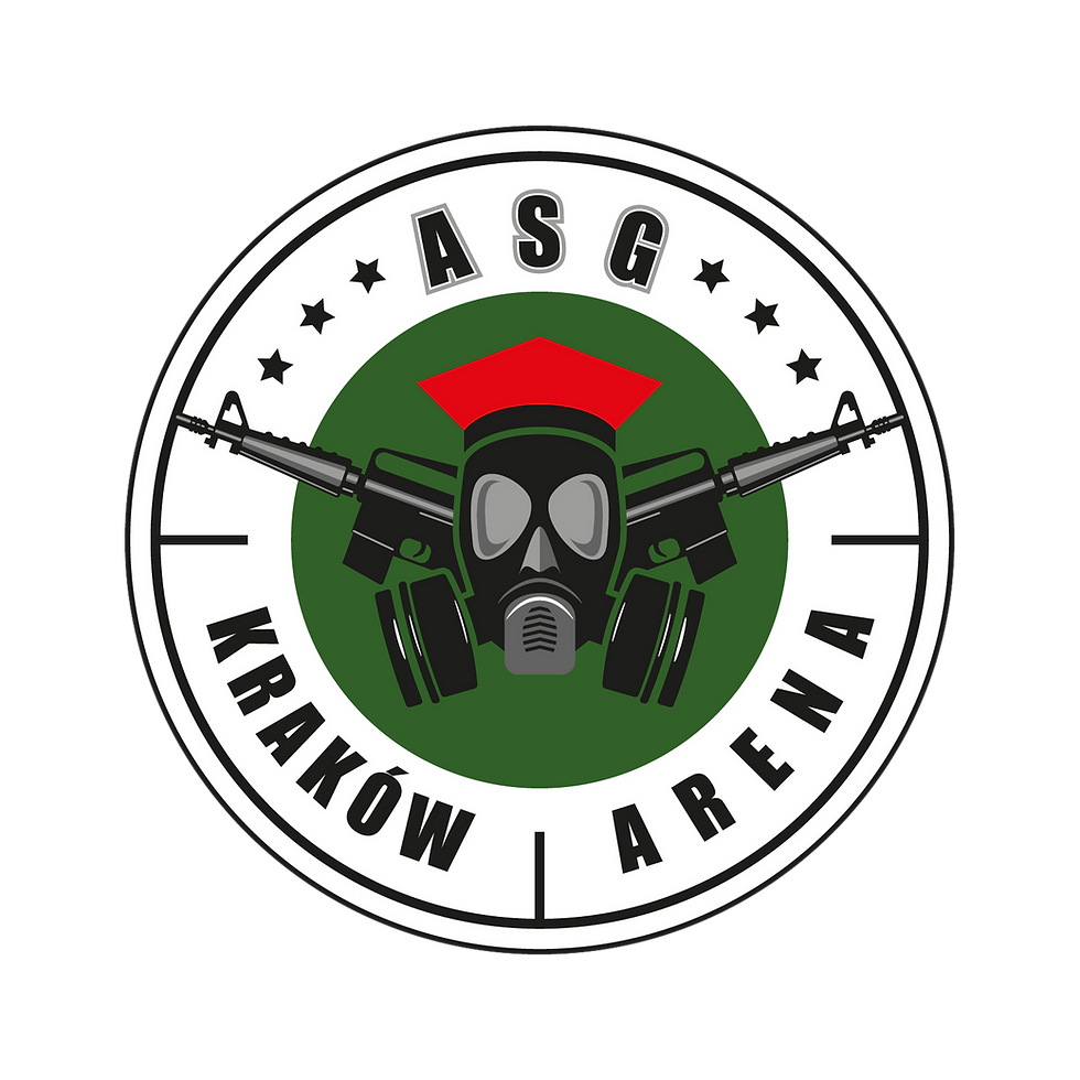 Logo ASG Kraków Arena – arena airsoftowa w Krakowie