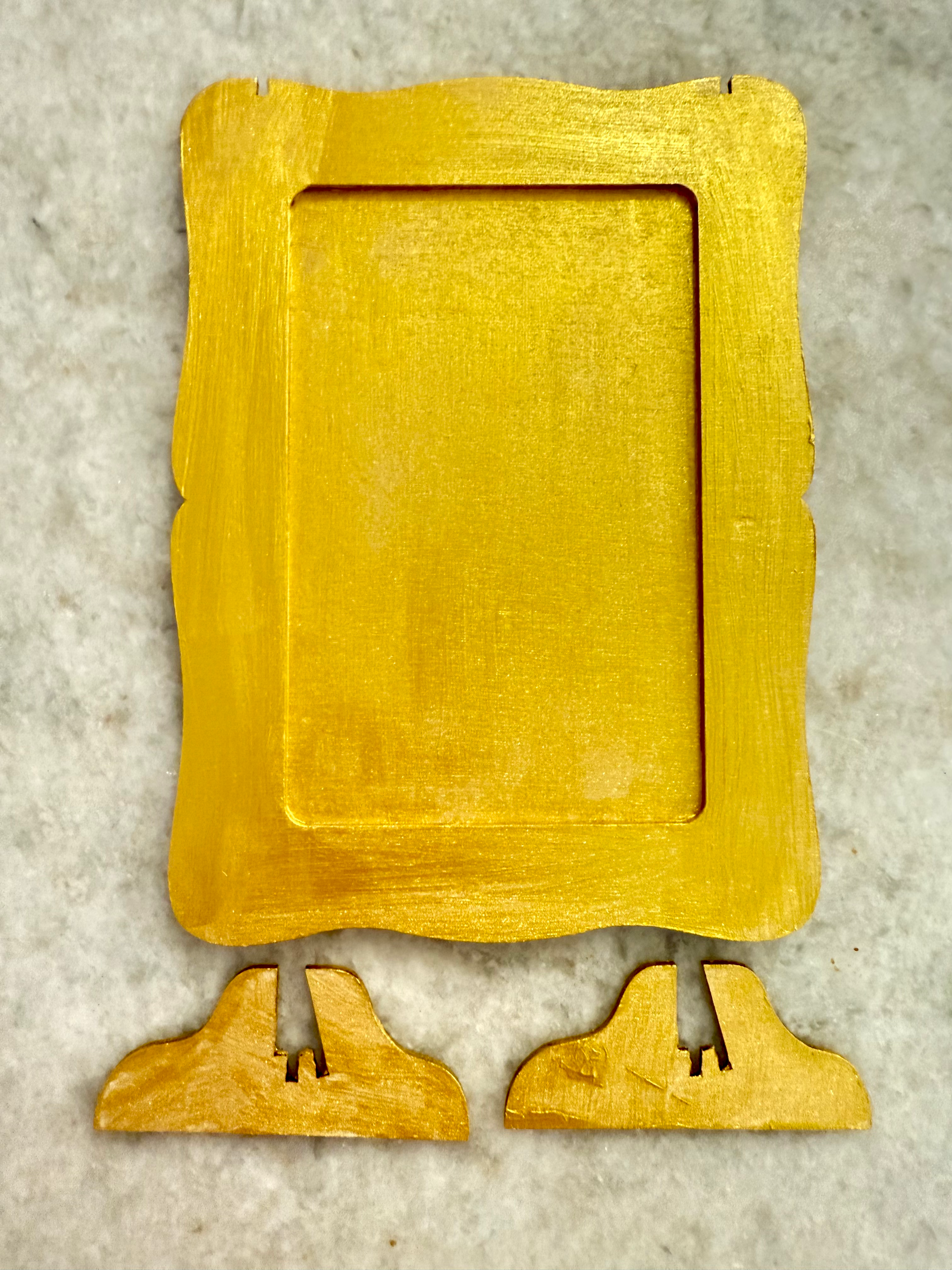 Wood Painting Art Workshop | Gold Frame