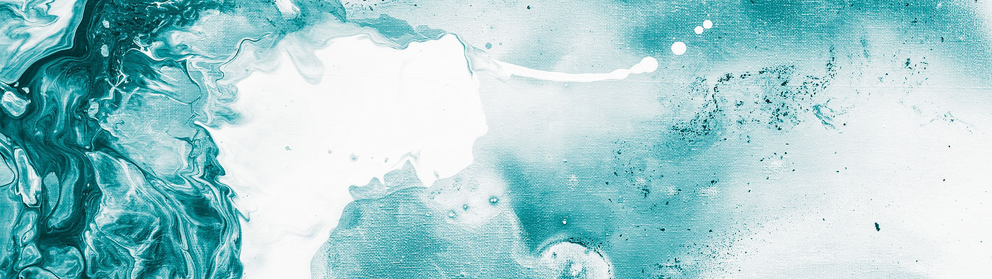 Abstract Teal Artwork