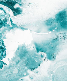 Abstract Teal Artwork