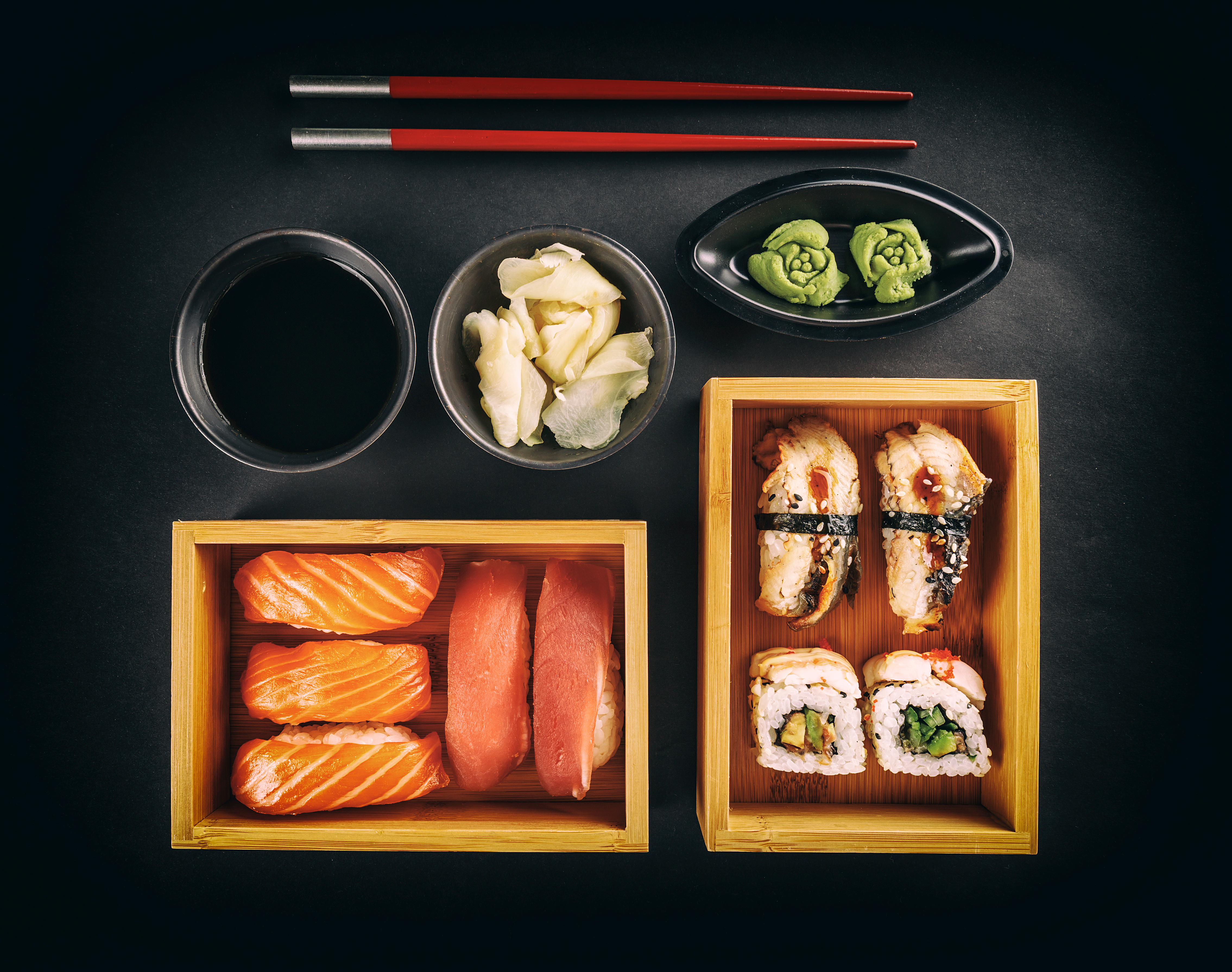 Arranged Food and Objects