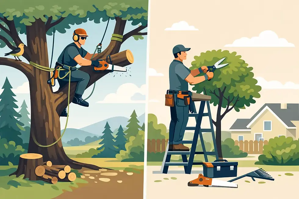 Tree Surgeon or Handyman for Your Trees?