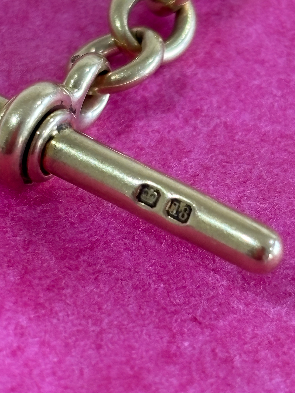 Thumbnail: Antique 18ct Albert watch chain