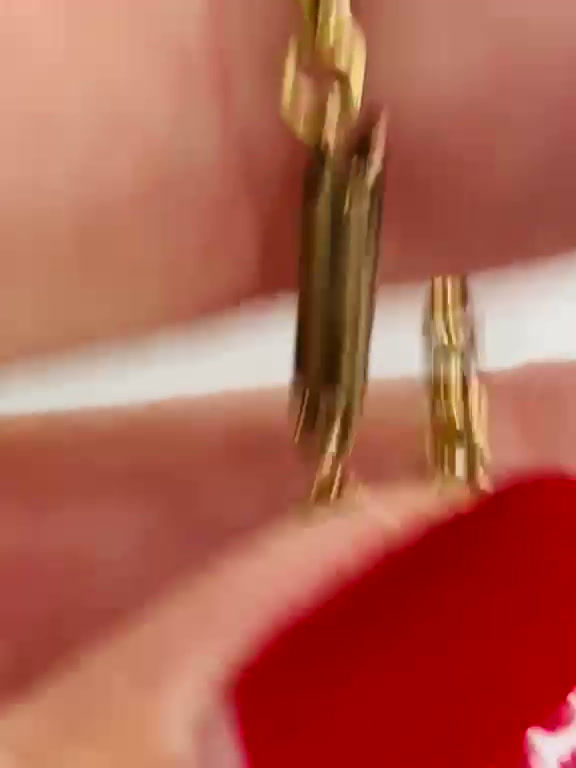 Thumbnail: Antique 9ct belcher chain with barrel clasp 