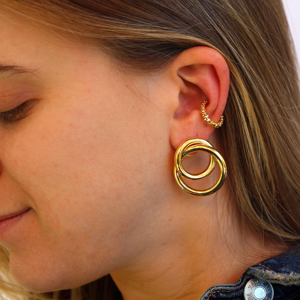 Miniatura: Brinco dois elos