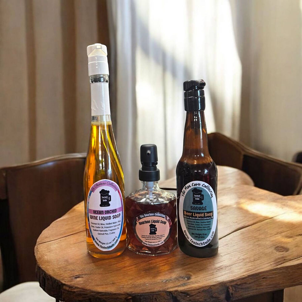 Wine, Bourbon and Beer Liquid Soap Pumps