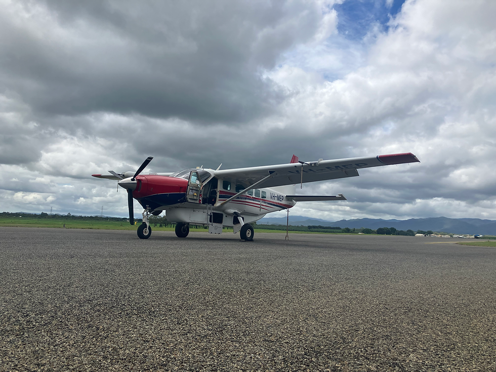Before leaving Mareeba, I completed training to allow me to fly the Caravan - one of the two aircraft types we fly in Arnhem Land