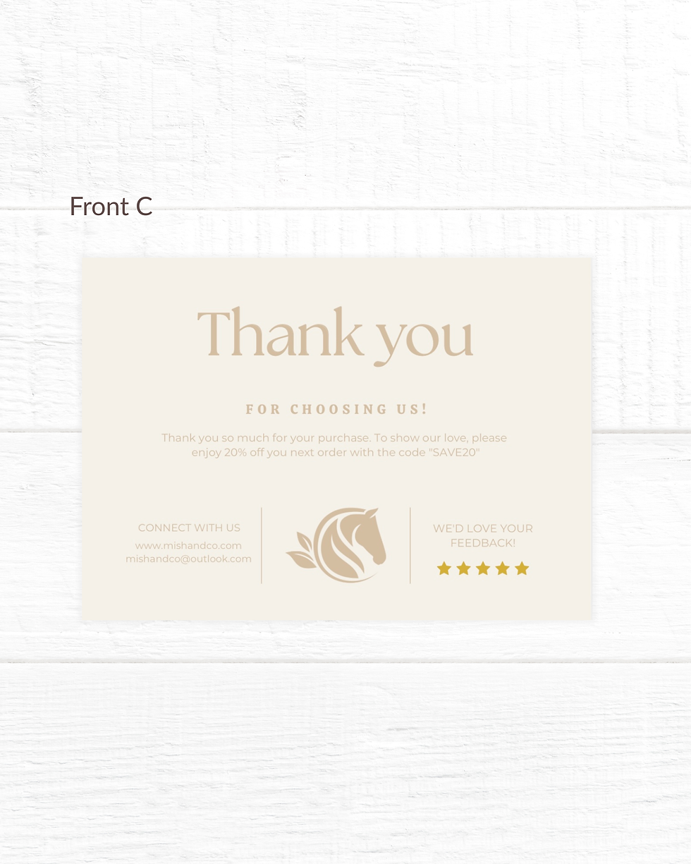 Thumbnail: Custom Branded Thank You Cards