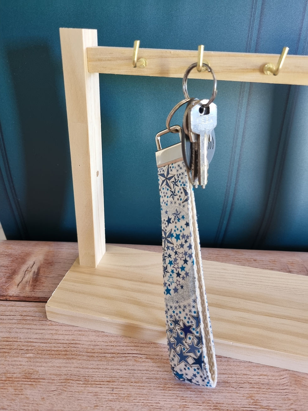 Miniature : Dragonne porte clefs imprimé étoiles