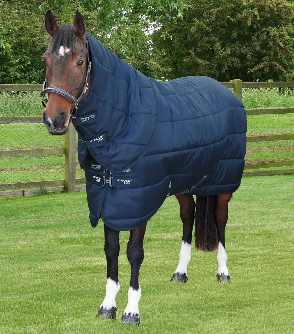 Premier Equine Stratus Stable Rug 200g with Neck Cover