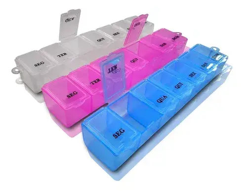 Porta Comprimidos Organizador Semanal