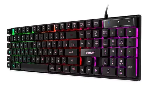 Miniatura: Teclado Mecânico Gamer USB com Led RGB Target TGT-M16L