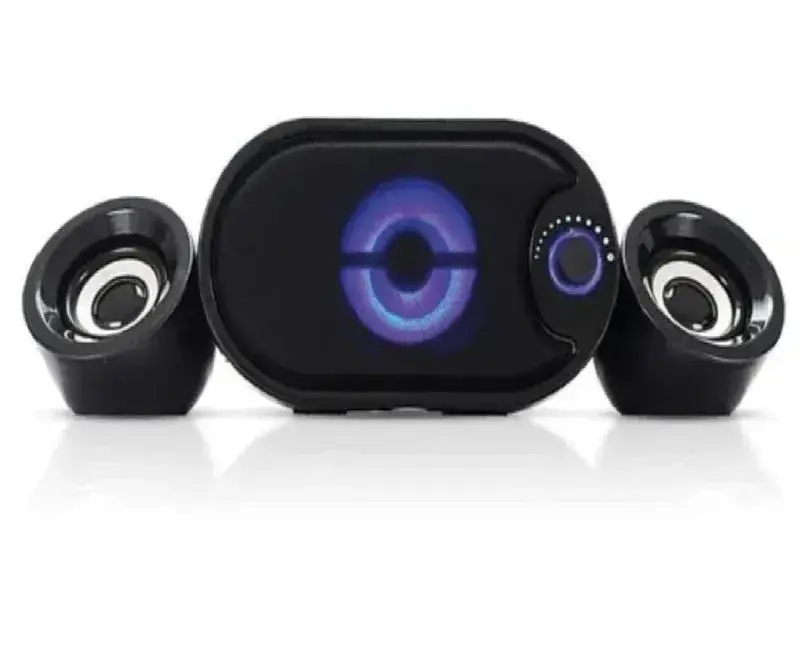 Miniatura: Caixa de Som p PC MIni Subwoofer 2.1 Knup KP-6018BH