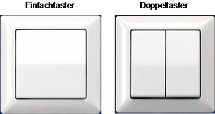 Taster für Jalousiesteuerung