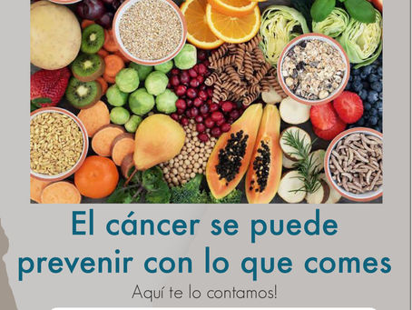 El cáncer se puede prevenir con lo que comes