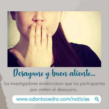 Desayuno y buen aliento